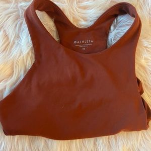 Rustic Orange Athleta XS Sports bra